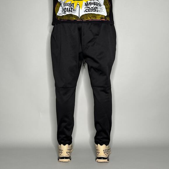 Jordan Sweatpants Jet Black Polyester Joggers Subtle Jumpman - Picture 3 of 4